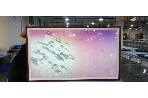 超具艺术感的数字标牌画框广告机