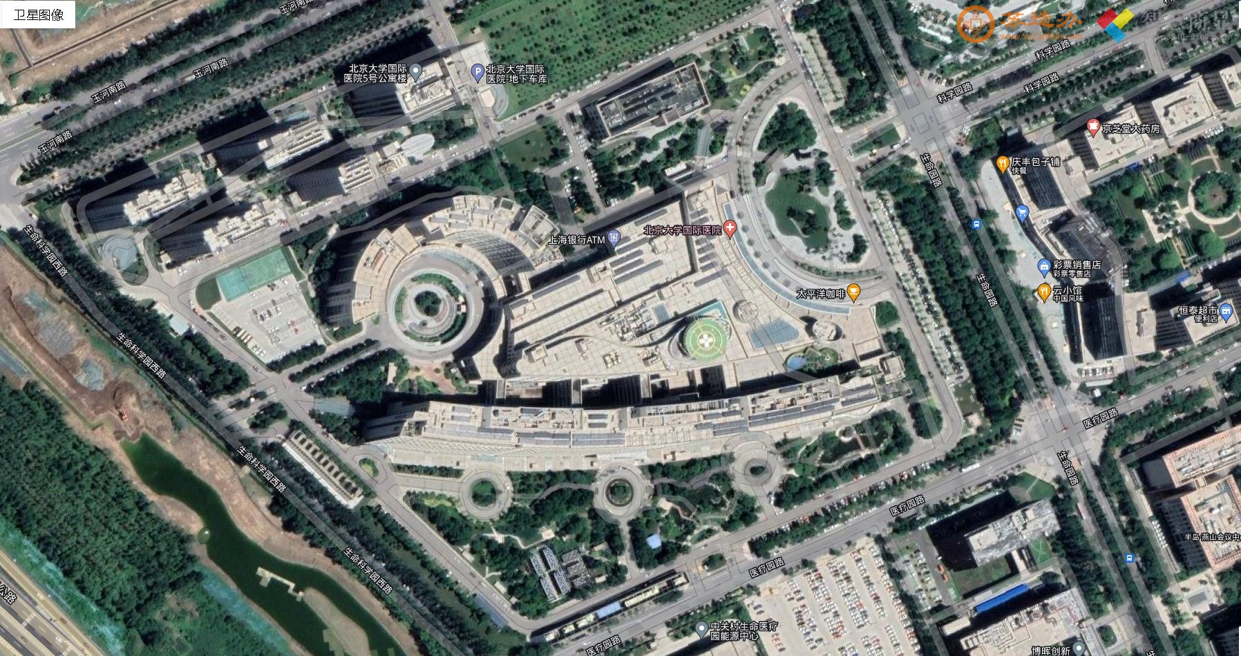北京大学医学院-楼顶直升机停机坪