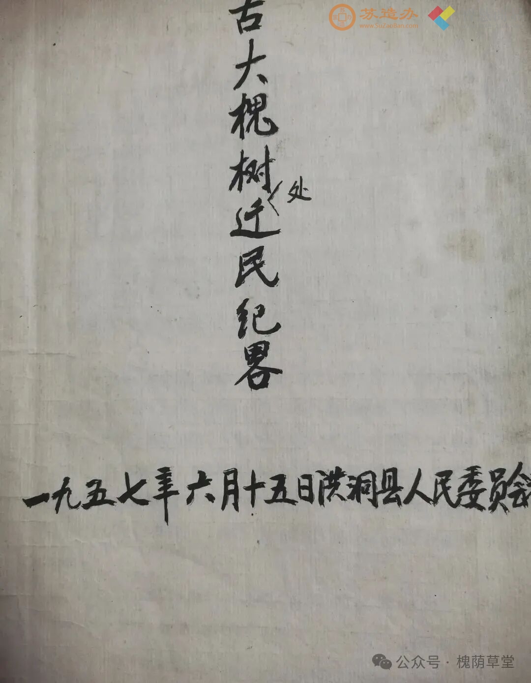 北京的山西基因很重哦-山西洪洞—古大槐树处迁民纪略